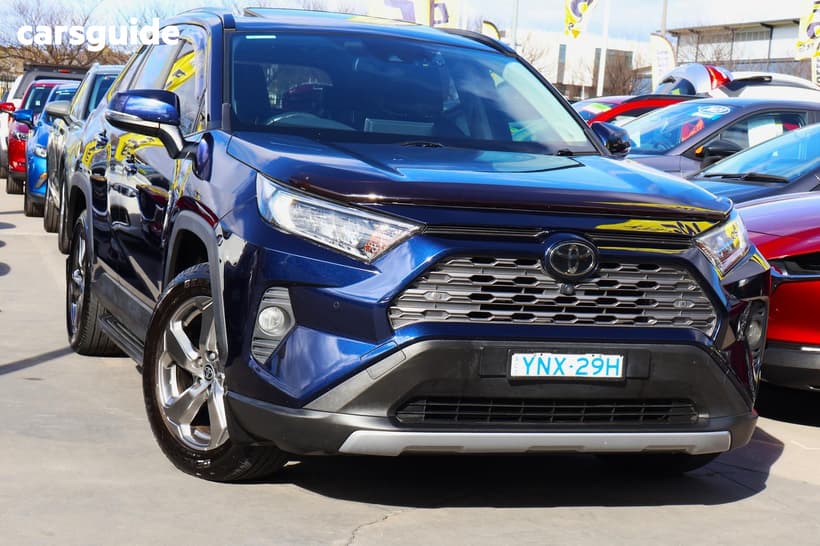 Blue 2019 Toyota RAV4 Wagon Cruiser (2Wd)