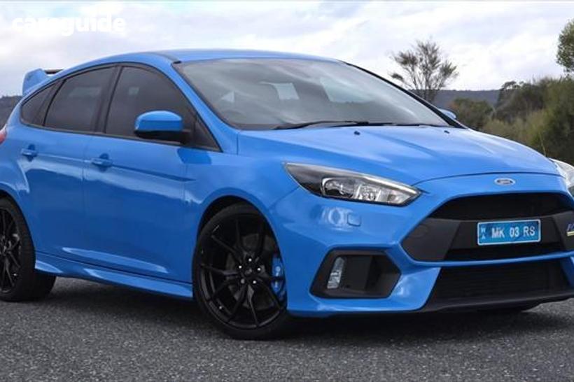 Blue 2017 Ford Focus Hatchback Rs