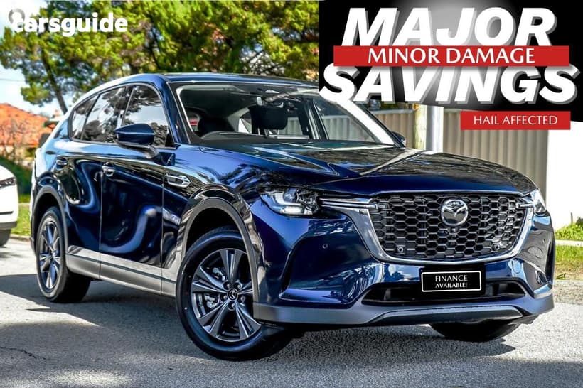 Blue 2025 Mazda CX-60 Wagon G40E Pure Hybrid