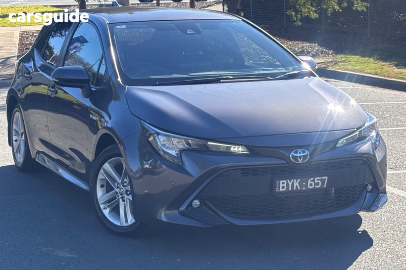 Grey 2022 Toyota Corolla Hatchback Sx Hybrid