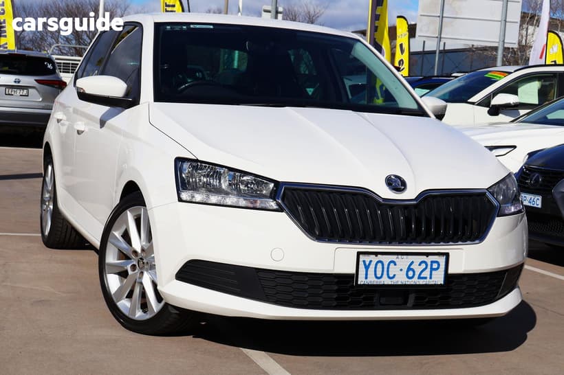 White 2020 Skoda Fabia Hatchback 70 Tsi