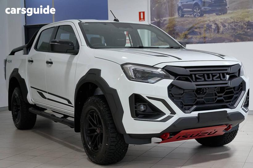 White 2026 Isuzu D-MAX Crew Cab Utility Blade (4X4)
