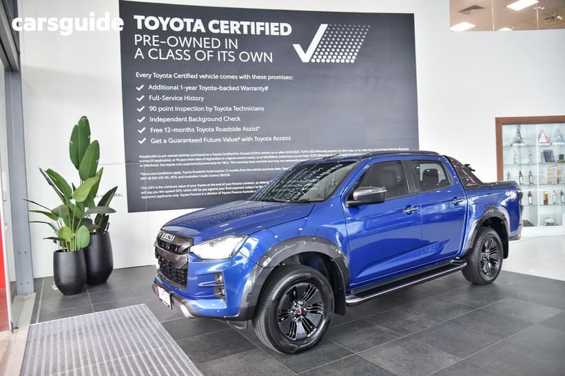 Blue 2022 Isuzu D-MAX Crew Cab Utility X-Terrain (4X4)