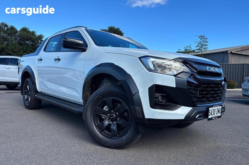 White 2026 Isuzu D-MAX Crew Cab Utility X-Terrain (4X4)