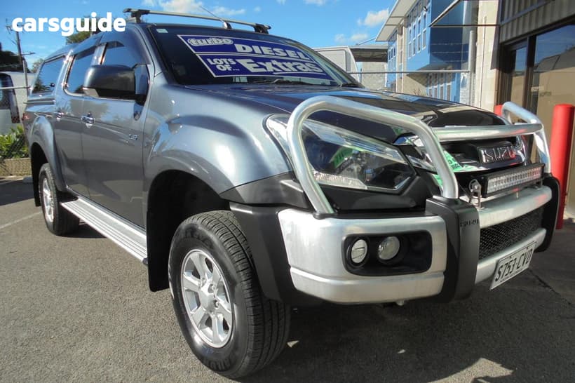 Grey 2016 Isuzu D-MAX Crew Cab Utility Ls-M Hi-Ride (4X4)