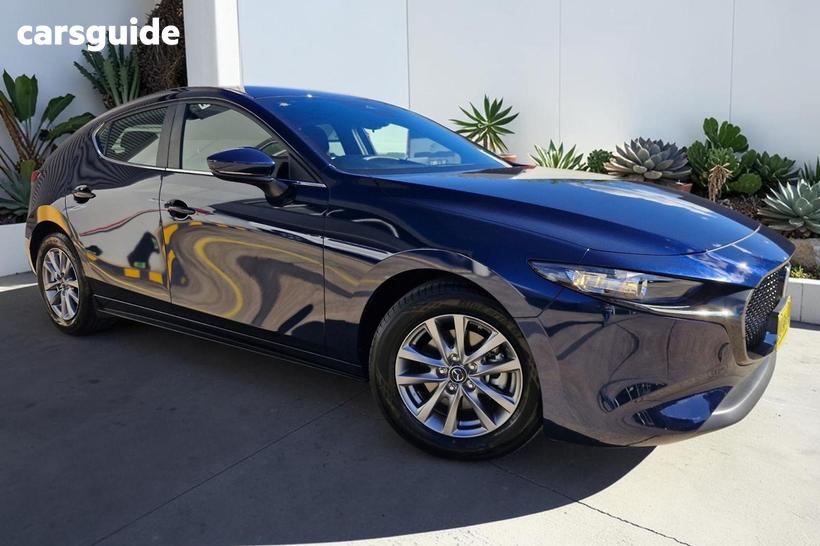 Blue 2025 Mazda 3 Hatchback G20 Pure