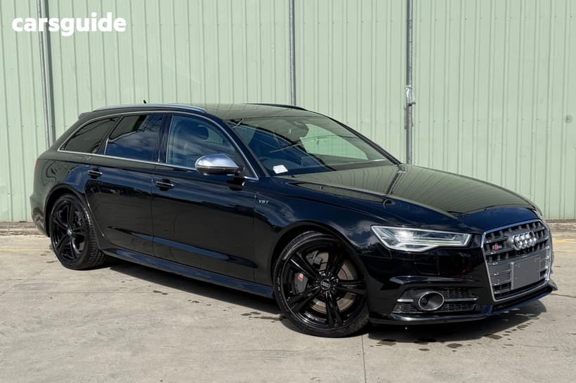 Black 2017 Audi S6 SUV AVANT 4.0 TFSI