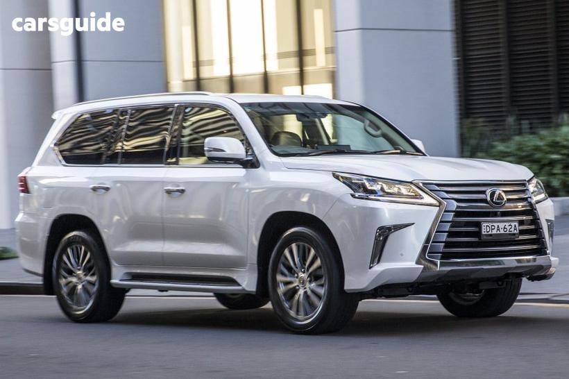White 2019 Lexus LX450D Wagon