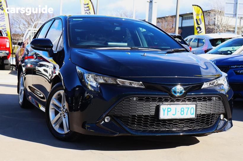 Black 2021 Toyota Corolla Hatchback Sx Hybrid