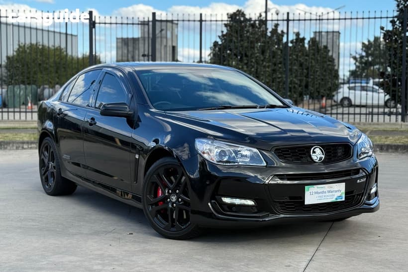Black 2017 Holden Commodore Sedan Ss-V Redline