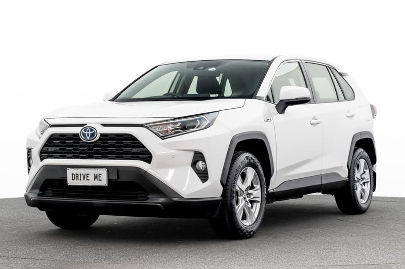 White 2020 Toyota RAV4 Wagon Gx 2Wd Hybrid