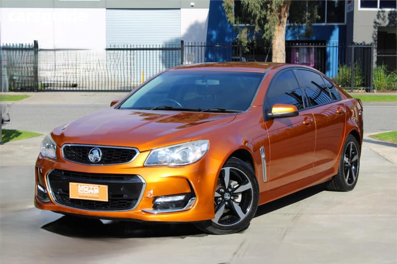 Orange 2017 Holden Commodore Sportswagon Sv6