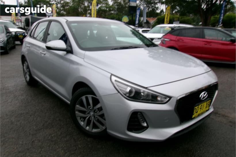 Silver 2017 Hyundai I30 Hatchback Active