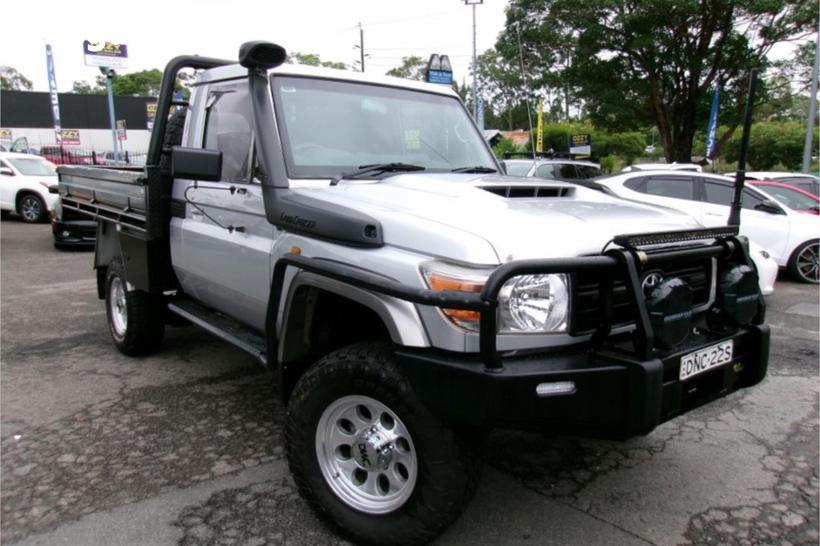 Silver 2017 Toyota Landcruiser Cab Chassis Gx (4X4)