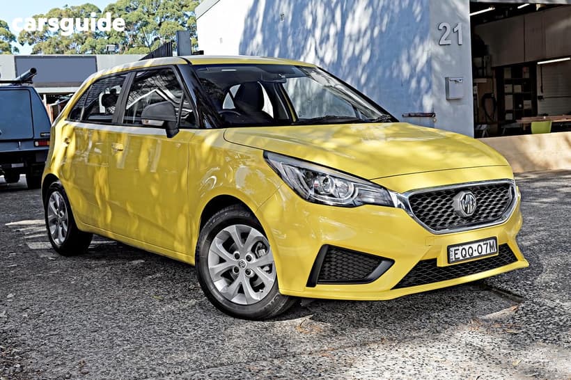 Yellow 2021 MG MG3 Hatchback Core
