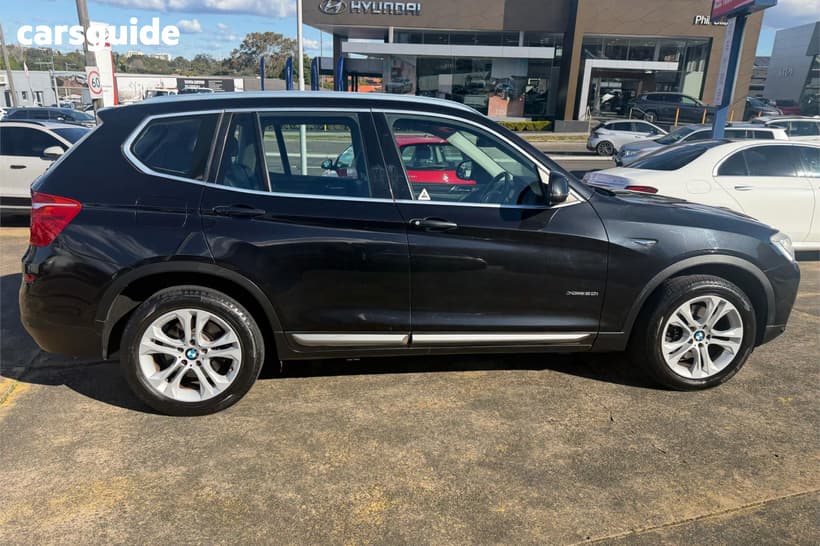 Black 2015 BMW X3 Wagon Xdrive 20I