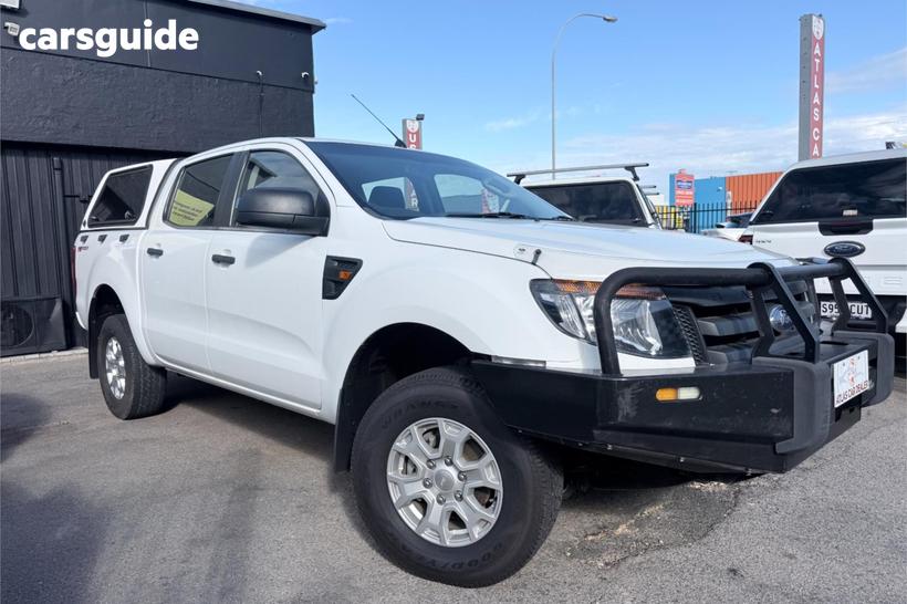 White 2013 Ford Ranger Crew Cab Pickup Xl 2.2 Hi-Rider (4X2)