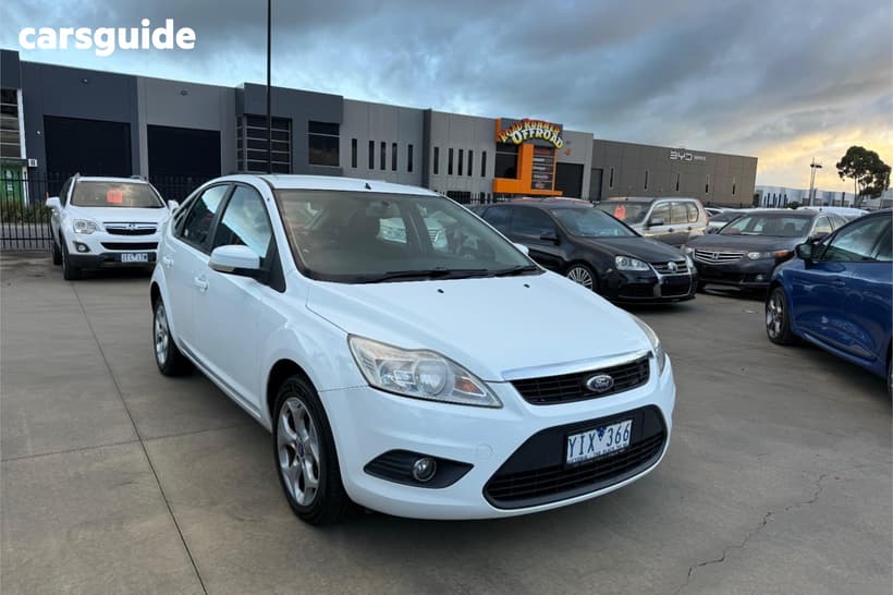 White 2011 Ford Focus Hatchback Lx