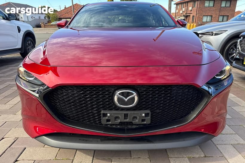 Red 2025 Mazda 3 Hatchback G20 Pure