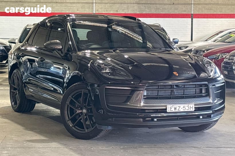 Black 2022 Porsche Macan Wagon T