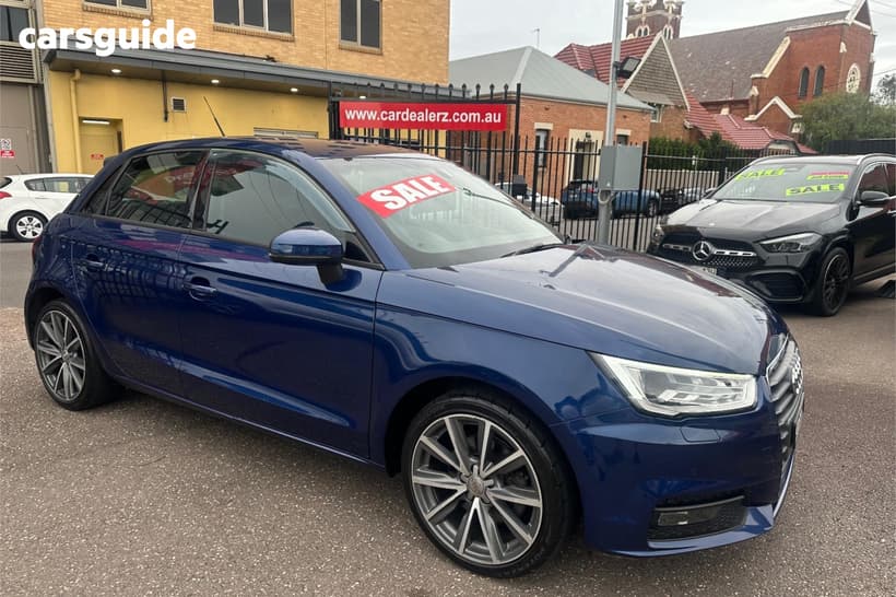 Blue 2017 Audi A1 Hatchback Sportback 1.4 Tfsi Sport