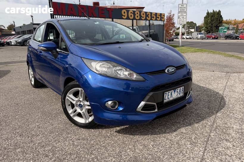 Blue 2012 Ford Fiesta Hatchback Zetec