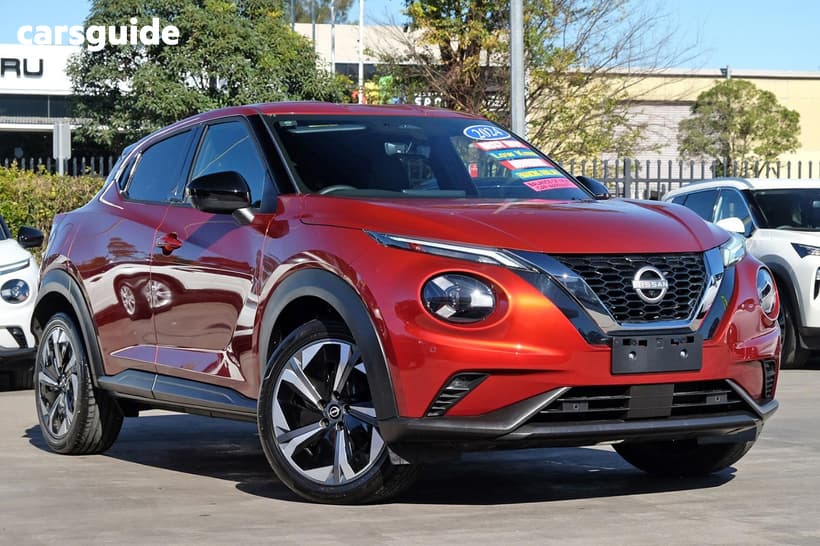 Red 2025 Nissan Juke Hatchback St-L