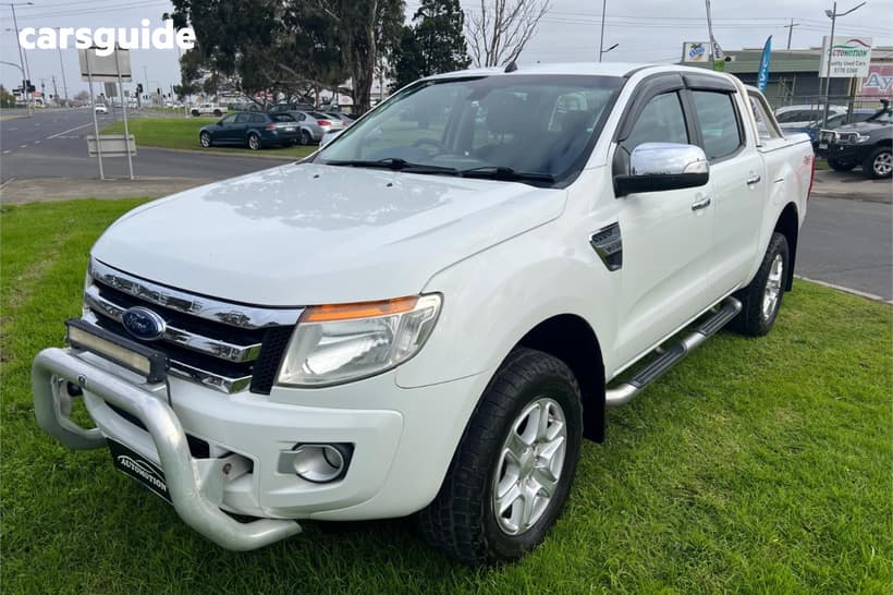 White 2014 Ford Ranger Dual Cab Utility Xlt 3.2 (4X4)