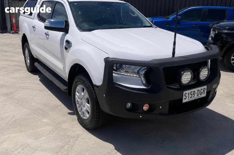 White 2021 Ford Ranger Double Cab Chassis Xlt 3.2 (4X4)