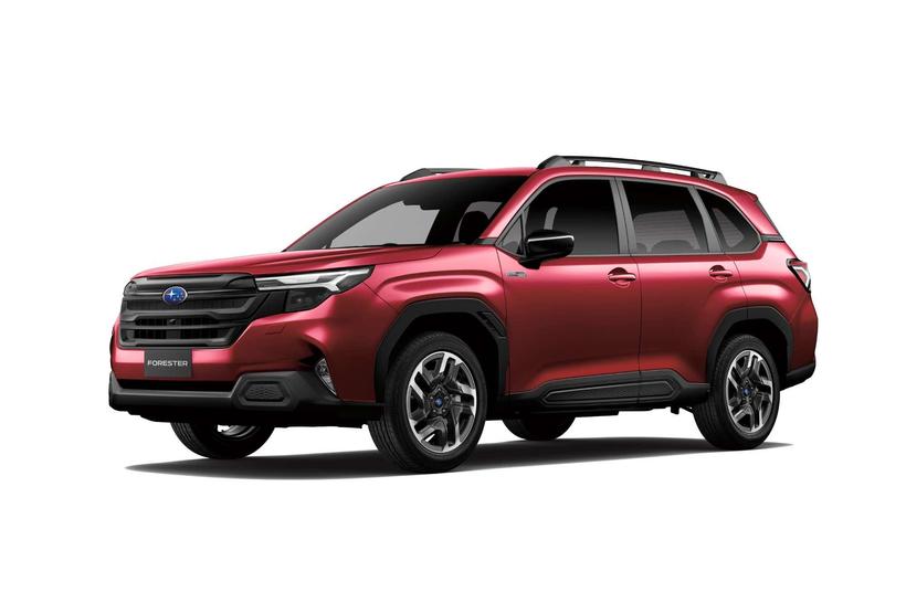 Red 2025 Subaru Forester Wagon Hybrid (Awd)