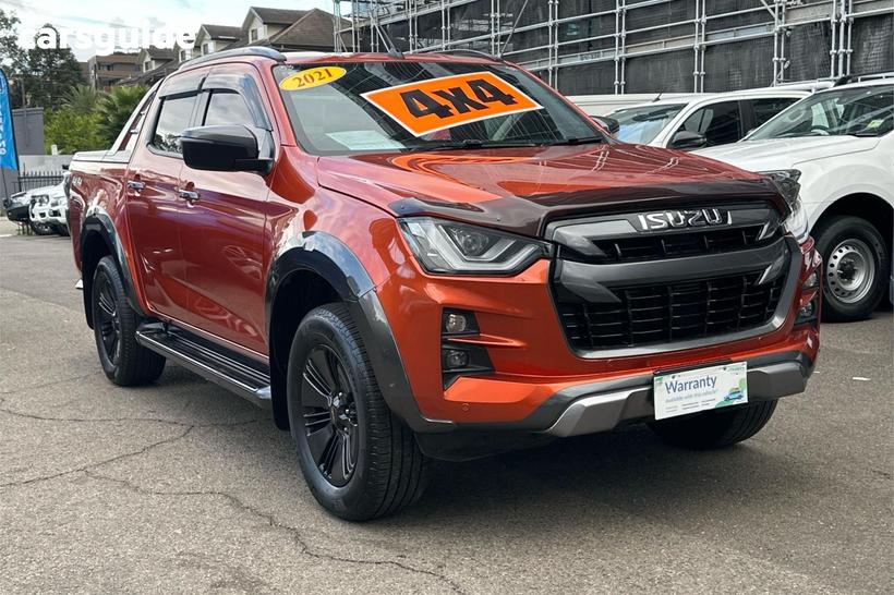 Orange 2021 Isuzu D-MAX Crew Cab Utility X-Terrain (4X4)