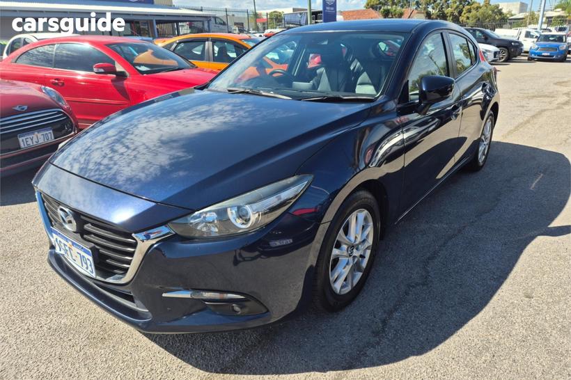 Blue 2017 Mazda 3 Hatchback Touring