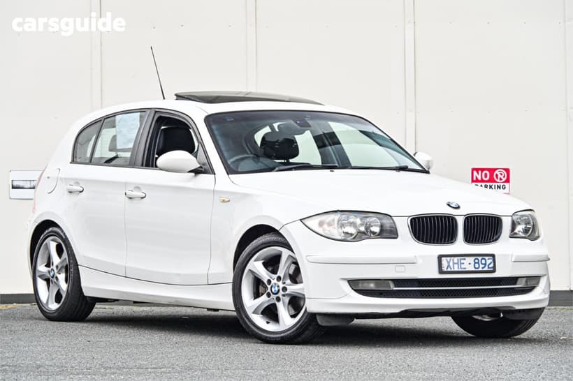 White 2009 BMW 1 Hatch 120D R