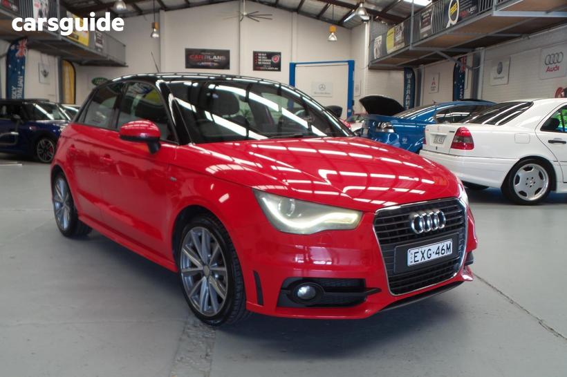 Red 2012 Audi A1 Hatchback Sportback 1.4 Tfsi Ambition