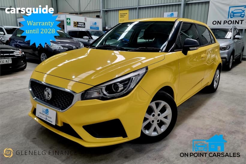 Yellow 2020 MG MG3 Hatchback Core