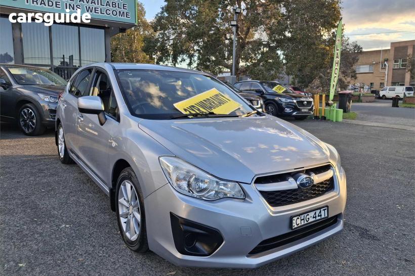 Silver 2012 Subaru Impreza Hatchback 2.0I (Awd)
