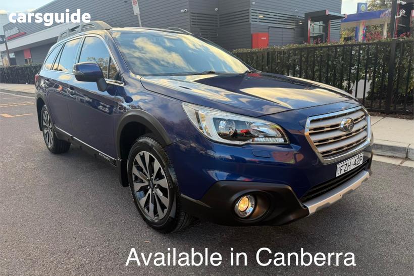 Blue 2017 Subaru Outback Wagon 2.5I Premium