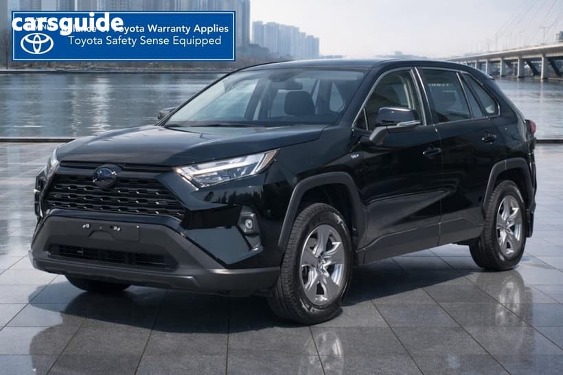 Black 2024 Toyota RAV4 Wagon Gx (2Wd) Hybrid