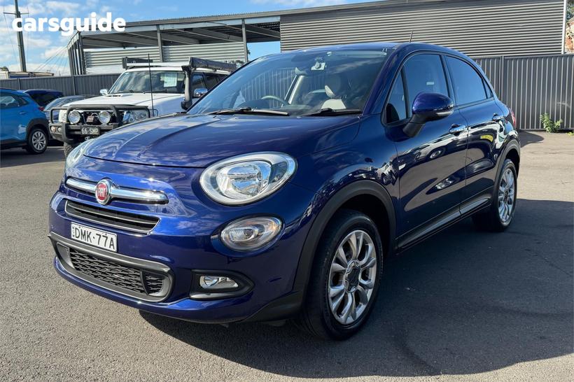 Blue 2017 Fiat 500X Wagon Pop Star