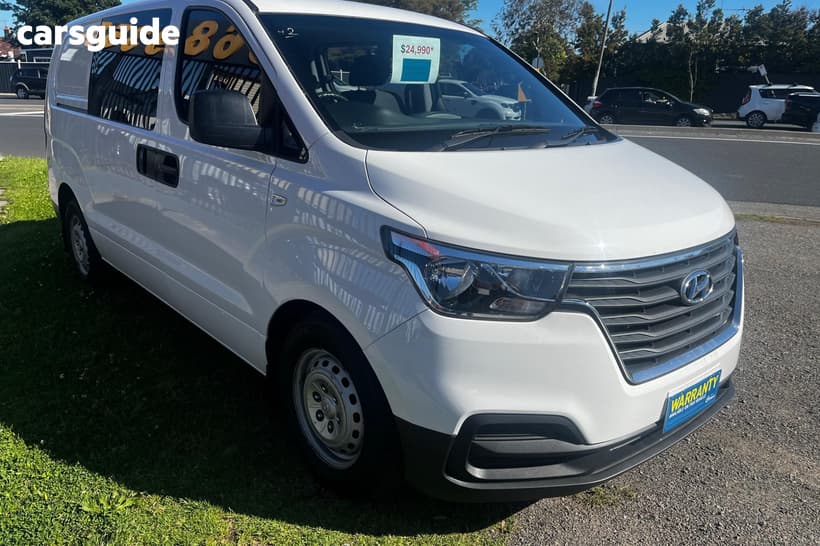 White 2019 Hyundai Iload Van 3S Twin Swing