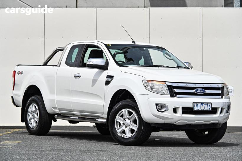 White 2013 Ford Ranger Super Cab Utility Xlt 3.2 (4X4)