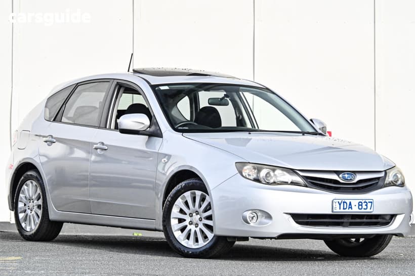 Silver 2010 Subaru Impreza Hatchback Rx (Awd)