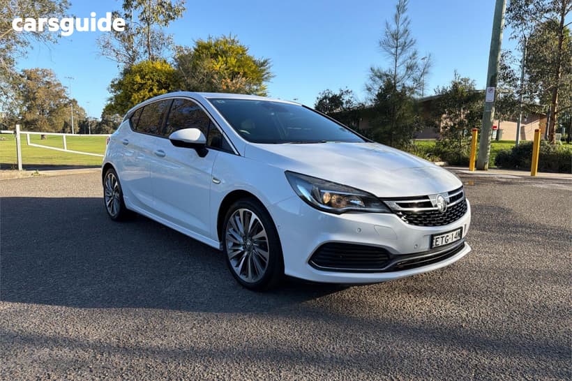 White 2017 Holden Astra Hatchback Rs-V
