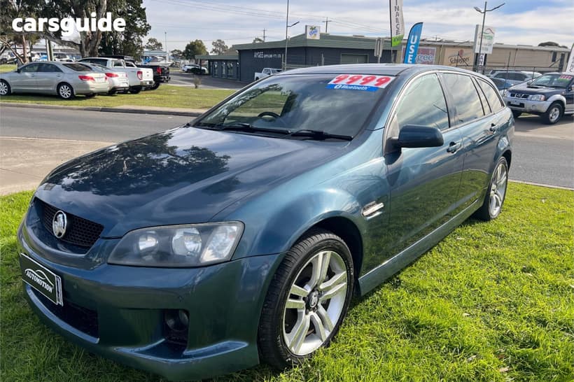 Blue 2009 Holden Commodore Sportswagon Sv6