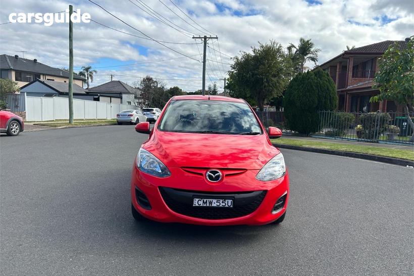 Red 2013 Mazda 2 Hatchback Neo