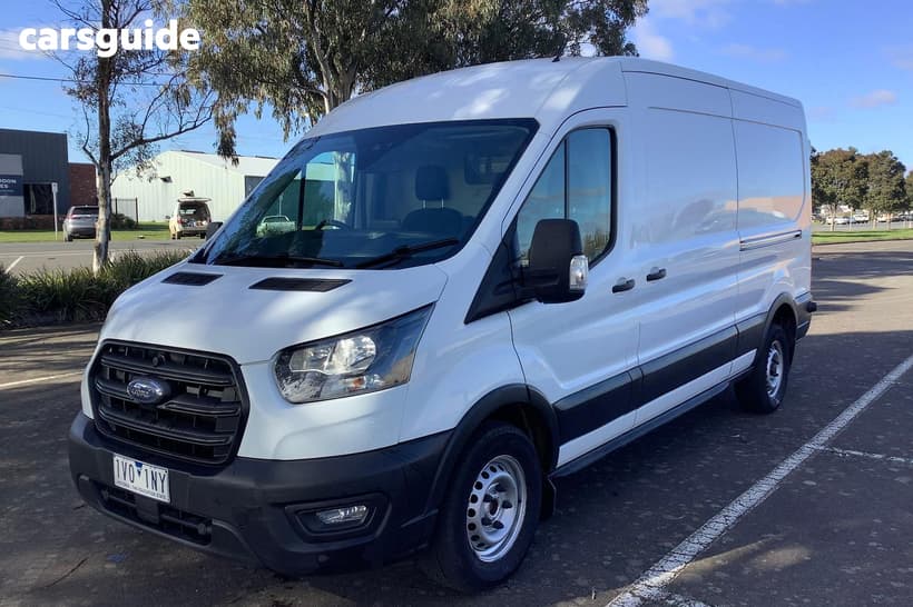 White 2021 Ford Transit Van 350L Lwb (Rwd) Srw