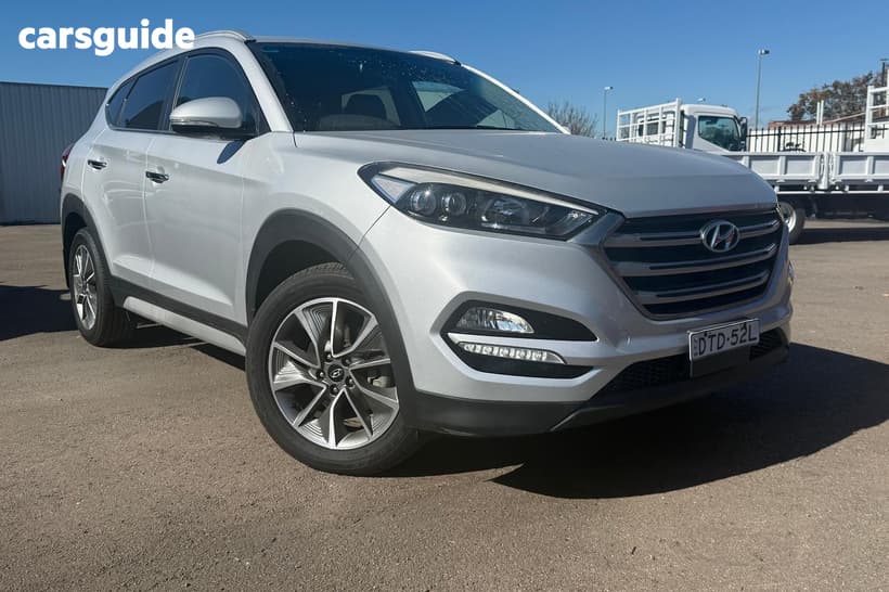 Silver 2017 Hyundai Tucson Wagon Elite (Awd)