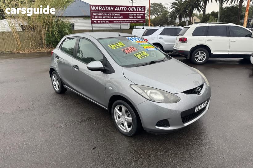 Silver 2009 Mazda 2 Hatchback Neo