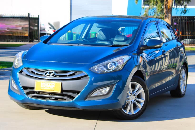 Blue 2014 Hyundai I30 Hatchback Trophy