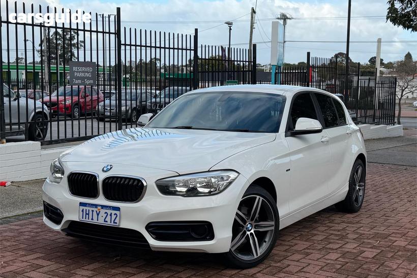 White 2015 BMW 118I Hatchback Sport Line